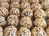 Gourmet Sugar Free Belgium Chocolate Truffles - Jumbo Size - 6 pk. with Crushed Nuts
