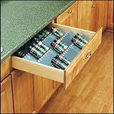 Rev-A-Shelf ST50-21A-52 Almond ST50 ST50 Series Trimmable Universal Fit Spice Tray ST50-21-52