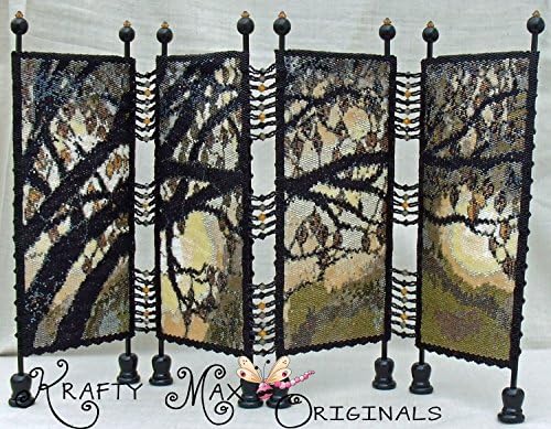 Reaching Tranquility Miniature Dressing Screen a Krafty Max Original - Award Winner