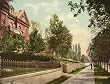Brigham Street, Salt Lake City, ca. 1900 - Exceptional Print of a Vintage Photochrom Image from the Library of Congress Collection