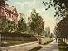 Brigham Street, Salt Lake City, ca. 1900 - Exceptional Print of a Vintage Photochrom Image from the Library of Congress Collection