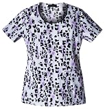 Baby Phat Go Cat Go! Round Neck Scrub Top