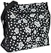 Crown Black White Print ShopperTote Bag Purse Handbag