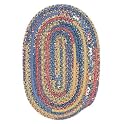 Thimbleberries Summer Oval Braided Rug - 27x46"