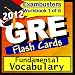 GRE Study Guide 2012 Fundamental Vocabulary--GRE Flashcards--GRE Prep Workbook 1 of 6 (Exambusters GRE Prep-Study Guide)