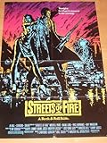 IMAGE OF VINTAGE STREETS OF FIRE MOVIE POSTER 1983