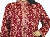 Review NovaHaat  / EMBROIDERY CASHMERE COAT LADIES WOMENS WOOL LONG JACKET