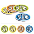 Gablecrest Monogram Absorbent Coaster Set (No Caddy) - R Gablecrest Monogram Absorbent Coaster Set (No Caddy) - R
