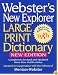 Webster's New Explorer Large Print Dictionary