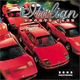 Italian Sports Cars 2002 Wall Calendar