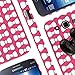EMPIRE Signature Series Slim Fit Case with Screen Protector for Samsung Galaxy Mega 5.8 - Hot Pink Bow Tique