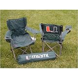 Miami Hurricanes NCAA Ultimate Junior Tailgate Chair by Rivalry Distributing