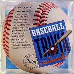 Baseball Trivia Page-A-Day Die-Cut Calendar 2009 (Page a Day Die Cut Calendars)