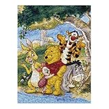 Image Buffalo Games Disney Photomosaic Winnie the Pooh and Friends 1026 Piece Jigsaw Puzzle