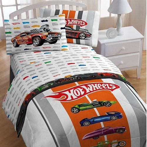 Hot Wheels Full Bed Sheet Set