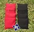 Cornhole Bags Set - 4 Black & 4 Red