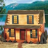 Quick Build Adirondack Cabin Dollhouse - B000FV3272