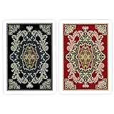 Gemaco Monarch Poker Index Cards, Red/Black, Regular