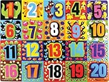 Melissa & Doug Jumbo Numbers Wooden Chunky Puzzle