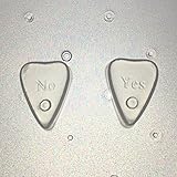 Flexible Resin Mold Set Ouija Planchette Ear Ring Size 3/4" x 1/2" x 1/4" Deep