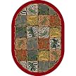 Cayman Isle Rug- Ruby(5'4"x7'8" Oval)
