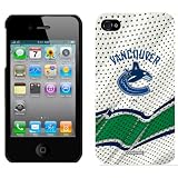 Vancouver Canucks - Away Jersey design on iPhone 4 / 4S Thinshield Snap-On Case by Coveroo