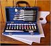 Acrylic Painting Set in Wood Box with 3 Canvas Panels