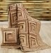 Brown Cabin Handmade Cotton Quilted Throw Lap Quilts Image