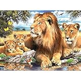 Lion Family Jigsaw Puzzle 60pc Picture Lion Family Jigsaw Puzzle 60pc