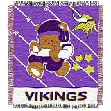 Minnesota Vikings Jacquard BABY Throw Blanket