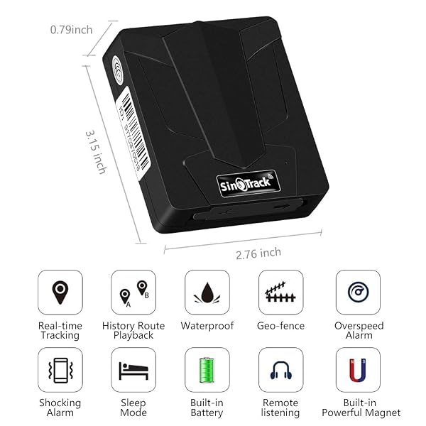 SinoTrack GPS Tracker for Vehicles,Tracking Car Waterproof Anti Lost