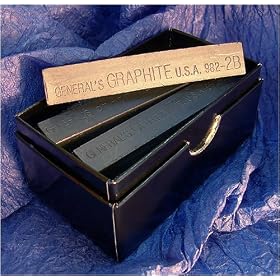 General Pencil Co. Kimberly Graphite Art Sticks- Box of Six Rectangular 2B