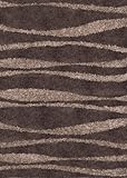 Home Dynamix Synergy S1002-524 4-Feet 9-Inch by 6-Feet 6-Inch Area Rug, Brown/Beige