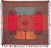 Paisley Scarf Wool Square Winter Accessory 40 x 42 inches (sjmwr039)