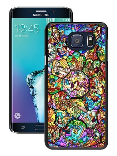 Samsung Galaxy S6 Edge Plus Case Colourful Disney Stained Glass