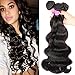 VRBest Hair Brazilian Virgin Human Hair Lace Closure 4x4 Free Part 100% Unprocessed Virgin Human Hair Natural Color (26, Body Wave Closure)