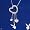 Playboy Necklace Crystal Heart with Playboy Bunny Logo Star Heart Dangles Authentic Licensed Playboy Jewelry CPBN2872
