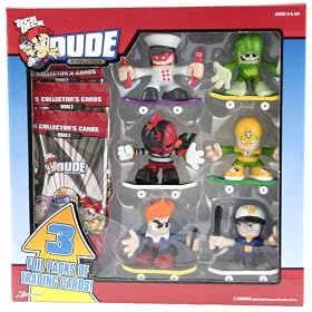 Tech Deck Dude Evolution 6 Figures Set(#008 #118 #055 #... 3 Packs Series 2 Trading Cards by Tech Deck
