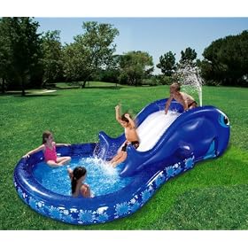 Slide N' Splash Whale Pool