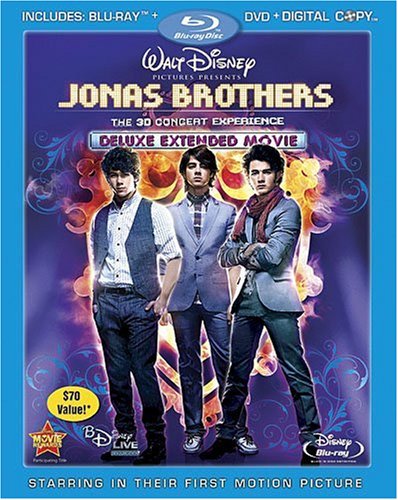 Jonas Brothers: The 3-D Concert Experience (Blu-ray/DVD Combo w/ BD Live + Digital Copy) [Blu-ray]
