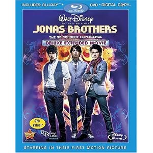 Jonas Brothers: The 3-D Concert Experience (Blu-ray/DVD Combo w/ BD Live + Digital Copy)