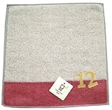 今治タオル ハンカチ NUMBER-COLOR ピンク