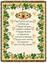 Irish Wedding Blessing Tapestry Throw Blanket