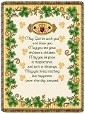 Irish Wedding Blessing Tapestry Throw Blanket