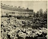 1942 Print England Bath Destroyed Elegant Royal Crescent Ruins Wartime Bomb - Original Halftone Print