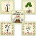 Just An Ordinary Day ~ Set of 5 ~ Ceramic Tiles Trivets
