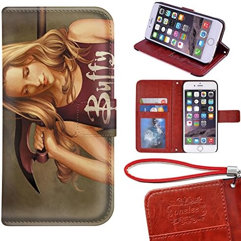 iPhone 6 6s Wallet Case[4.7 inch], Customize Factory TV Play Buffy the Vampire Slayer Premium PU Leather Case Wallet Flip Stand Case Cover for iPhone 6 6s with Card Slots
