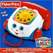 Fisher Price Brilliant Basics Pull Along Chatter Phone