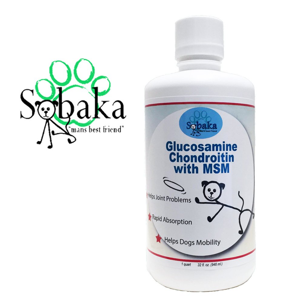 Glucosamine for Dogs Liquid with Chondroitin MSM For Large To Small