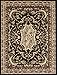 Generations pre8024black_2x8 Traditional Opera Persian Area Rug, 2' x 7', Black